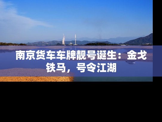 南京货车车牌靓号诞生：金戈铁马，号令江湖