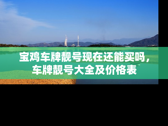 宝鸡车牌靓号现在还能买吗，车牌靓号大全及价格表
