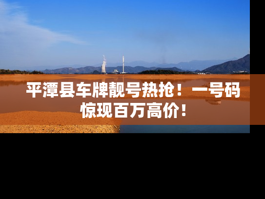 平潭县车牌靓号热抢！一号码惊现百万高价！