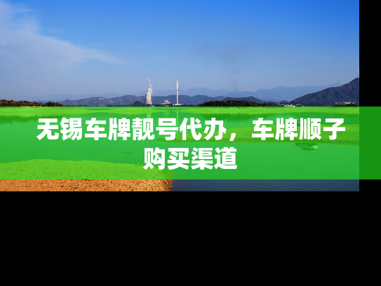 无锡车牌靓号代办，车牌顺子购买渠道