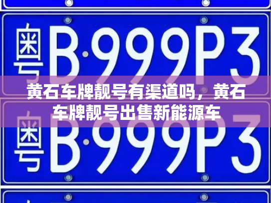 黄石车牌靓号有渠道吗,黄石车牌靓号出售新能源车-第3张图片-七号汽车选号 黄石车牌靓号有渠道吗,黄石车牌靓号出售新能源车-第3张图片-七号汽车选号