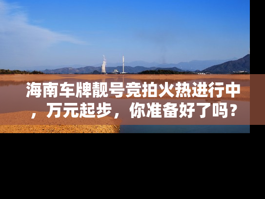 海南车牌靓号竞拍火热进行中，万元起步，你准备好了吗？