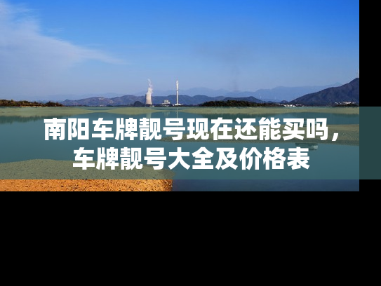 南阳车牌靓号现在还能买吗，车牌靓号大全及价格表