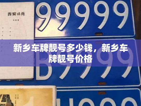 新乡车牌靓号多少钱，新乡车牌靓号价格-第3张图片-七号汽车选号
