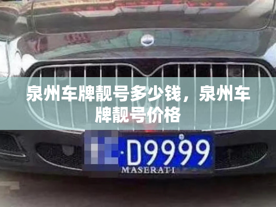 泉州车牌靓号多少钱，泉州车牌靓号价格-第3张图片-七号汽车选号