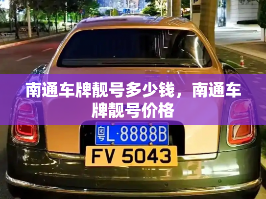 南通车牌靓号多少钱，南通车牌靓号价格-第4张图片-七号汽车选号