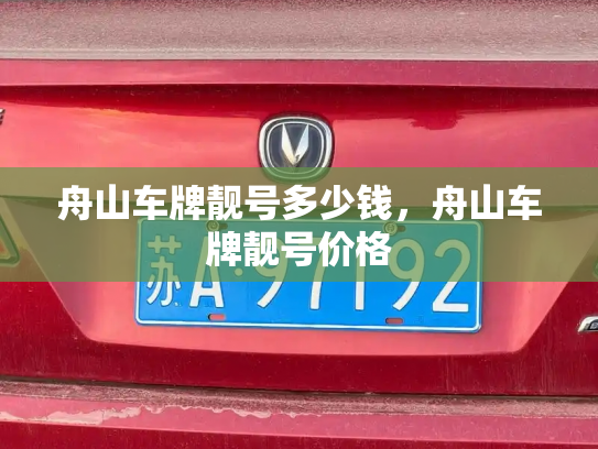 舟山车牌靓号多少钱，舟山车牌靓号价格-第3张图片-七号汽车选号