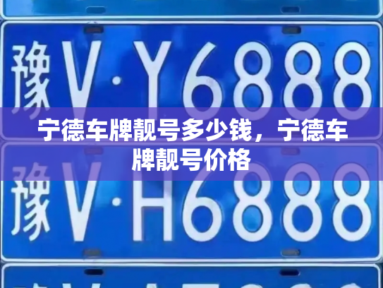 宁德车牌靓号多少钱，宁德车牌靓号价格-第4张图片-七号汽车选号