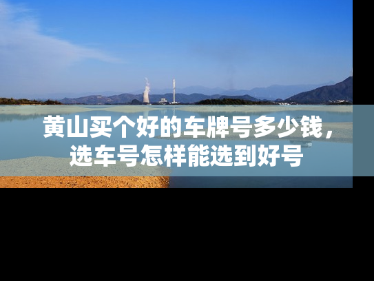 黄山买个好的车牌号多少钱，选车号怎样能选到好号