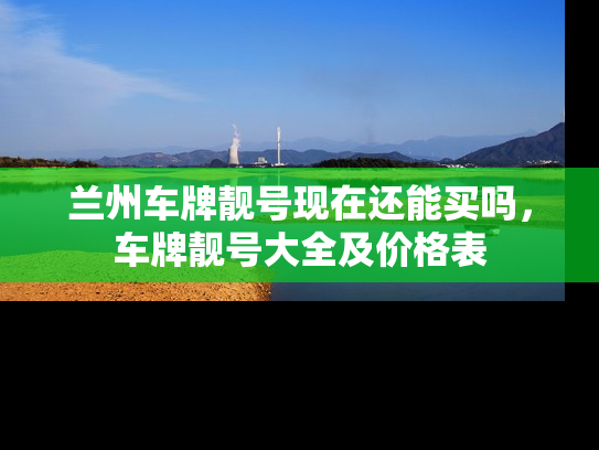 兰州车牌靓号现在还能买吗，车牌靓号大全及价格表