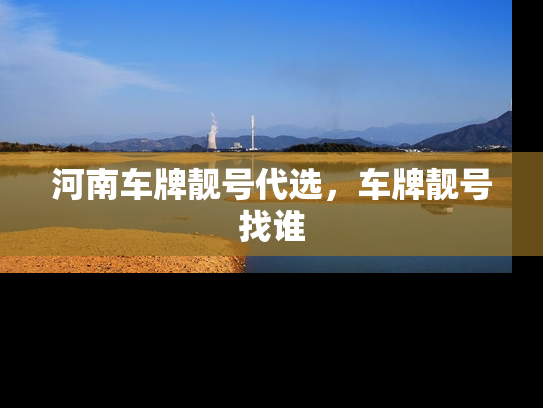 河南车牌靓号代选，车牌靓号找谁