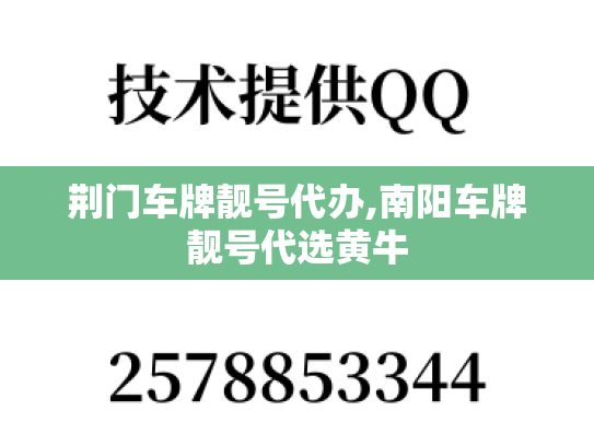 荆门车牌靓号代办,南阳车牌靓号代选黄牛