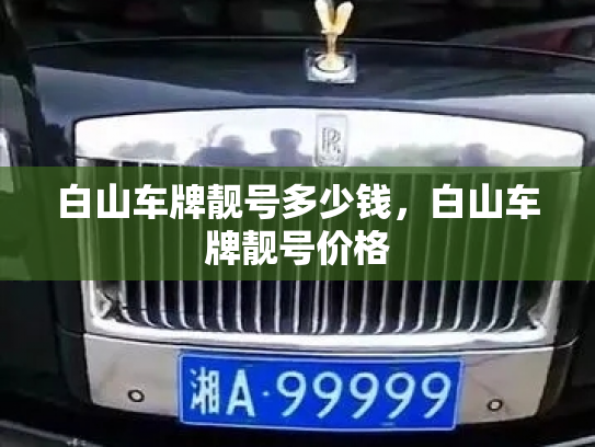 白山车牌靓号多少钱，白山车牌靓号价格-第4张图片-七号汽车选号