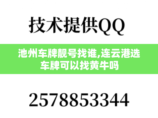 池州车牌靓号找谁,连云港选车牌可以找黄牛吗