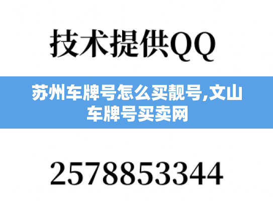 苏州车牌号怎么买靓号,文山车牌号买卖网