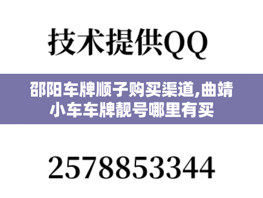 邵阳车牌顺子购买渠道,曲靖小车车牌靓号哪里有买