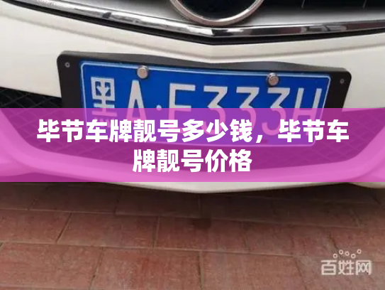 毕节车牌靓号多少钱，毕节车牌靓号价格-第4张图片-七号汽车选号