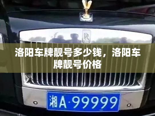 洛阳车牌靓号多少钱，洛阳车牌靓号价格-第2张图片-七号汽车选号