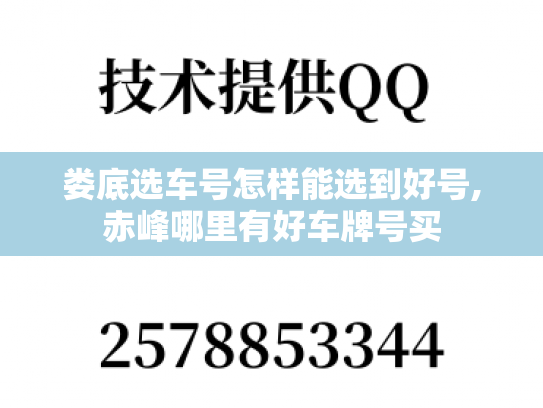 娄底选车号怎样能选到好号,赤峰哪里有好车牌号买