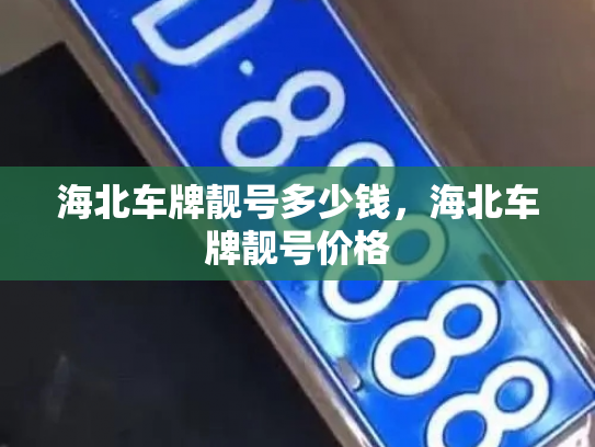 海北车牌靓号多少钱，海北车牌靓号价格-第3张图片-七号汽车选号