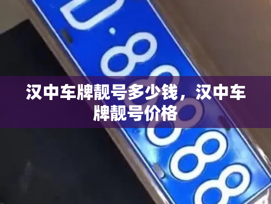 汉中车牌靓号多少钱，汉中车牌靓号价格-第4张图片-七号汽车选号