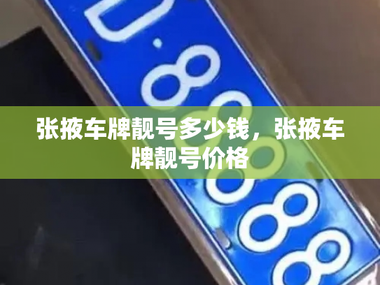 张掖车牌靓号多少钱，张掖车牌靓号价格-第3张图片-七号汽车选号