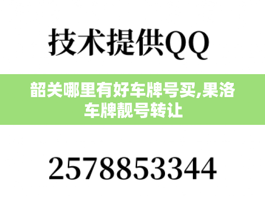 韶关哪里有好车牌号买,果洛车牌靓号转让