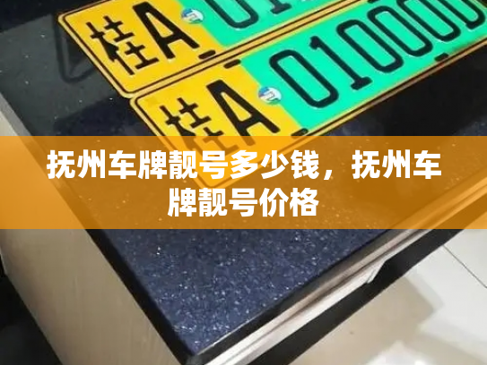 抚州车牌靓号多少钱，抚州车牌靓号价格-第4张图片-七号汽车选号