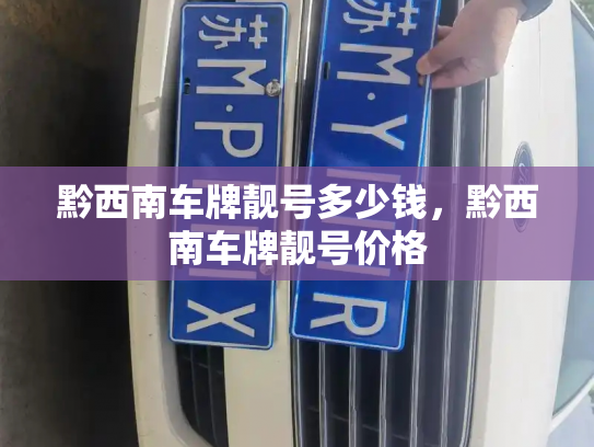 黔西南车牌靓号多少钱，黔西南车牌靓号价格-第3张图片-七号汽车选号