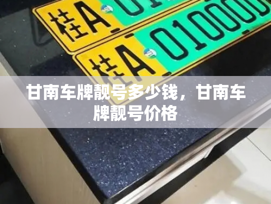 甘南车牌靓号多少钱,甘南车牌靓号价格-第4张图片-七号汽车选号 甘南车牌靓号多少钱,甘南车牌靓号价格-第4张图片-七号汽车选号