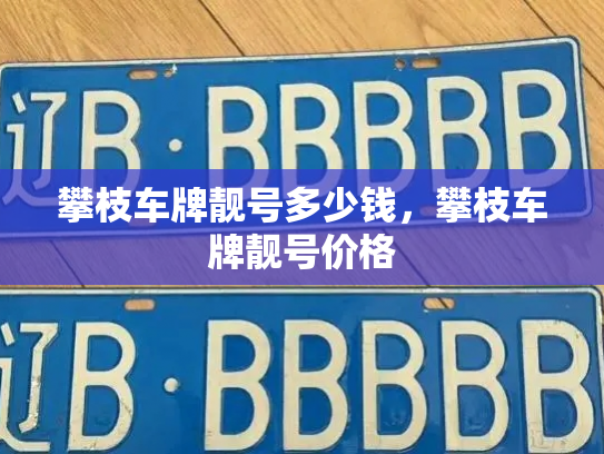 攀枝车牌靓号多少钱，攀枝车牌靓号价格-第3张图片-七号汽车选号