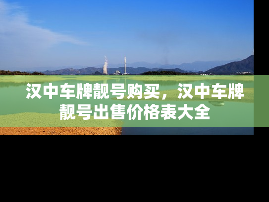 汉中车牌靓号购买，汉中车牌靓号出售价格表大全-第1张图片-七号汽车选号