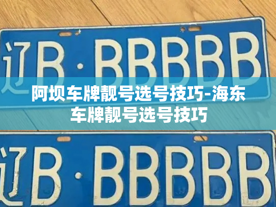 阿坝车牌靓号选号技巧-海东车牌靓号选号技巧-第3张图片-七号汽车选号