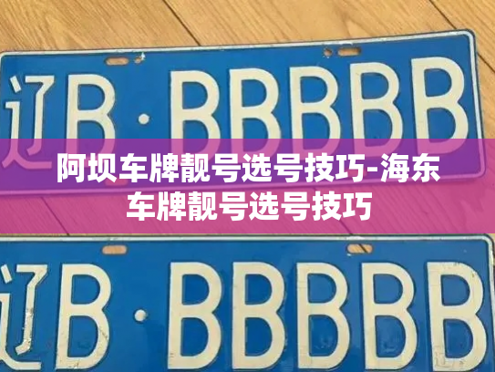 阿坝车牌靓号选号技巧-海东车牌靓号选号技巧-第2张图片-七号汽车选号
