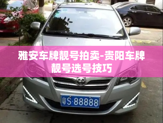 雅安车牌靓号拍卖-贵阳车牌靓号选号技巧-第2张图片-七号汽车选号 雅安车牌靓号拍卖-贵阳车牌靓号选号技巧-第2张图片-七号汽车选号