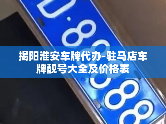 揭阳淮安车牌代办-驻马店车牌靓号大全及价格表-第3张图片-七号汽车选号