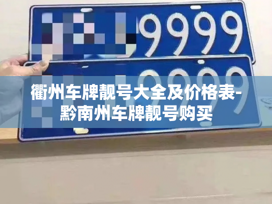 衢州车牌靓号大全及价格表-黔南州车牌靓号购买-第2张图片-七号汽车选号
