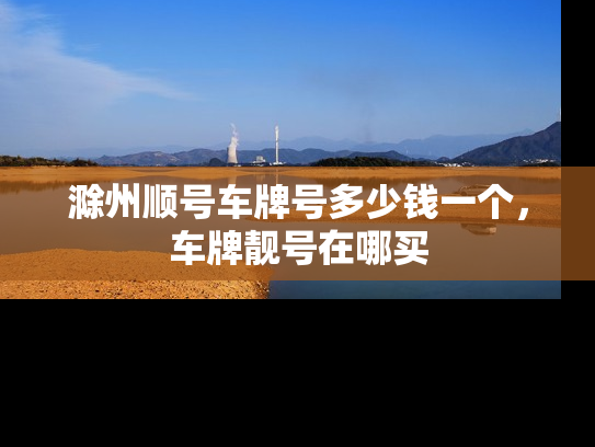 滁州顺号车牌号多少钱一个，车牌靓号在哪买