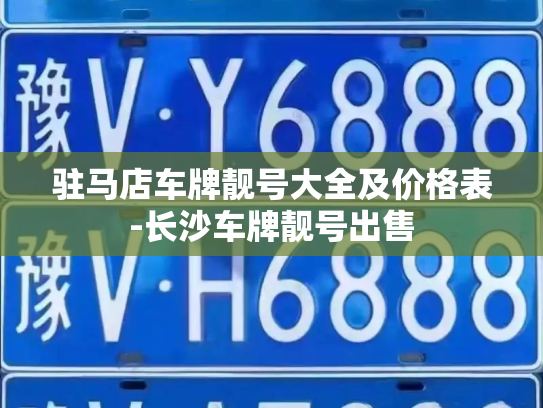 驻马店车牌靓号大全及价格表-长沙车牌靓号出售-第4张图片-七号汽车选号