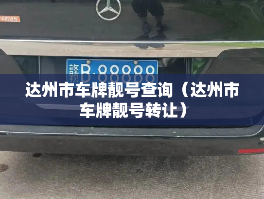 达州市车牌靓号查询（达州市车牌靓号转让）-第3张图片-七号汽车选号