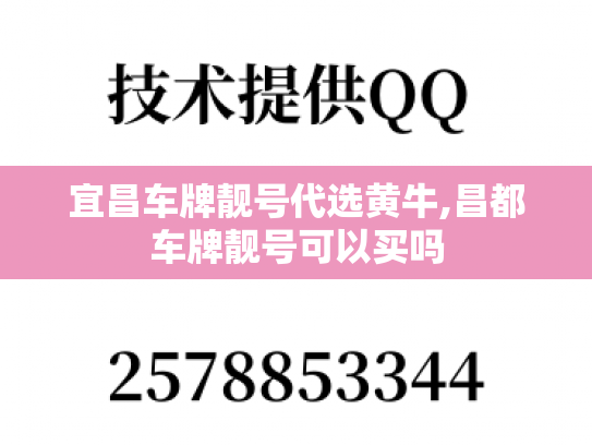 宜昌车牌靓号代选黄牛,昌都车牌靓号可以买吗