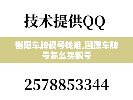 衡阳车牌靓号找谁,固原车牌号怎么买靓号