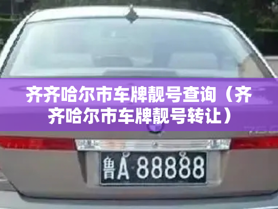 齐齐哈尔市车牌靓号查询（齐齐哈尔市车牌靓号转让）-第2张图片-七号汽车选号