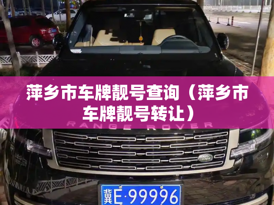 萍乡市车牌靓号查询（萍乡市车牌靓号转让）-第2张图片-七号汽车选号