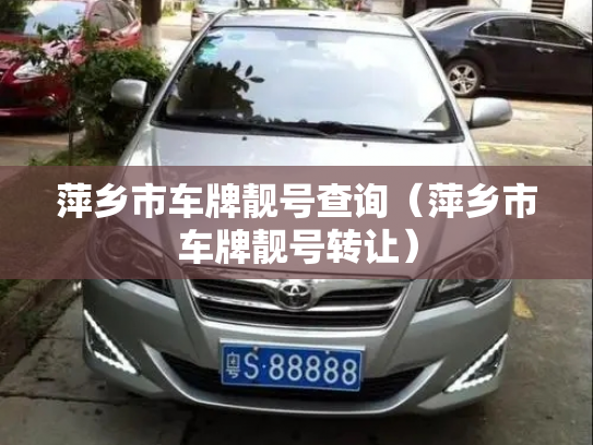 萍乡市车牌靓号查询（萍乡市车牌靓号转让）-第3张图片-七号汽车选号