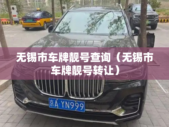 无锡市车牌靓号查询（无锡市车牌靓号转让）-第2张图片-七号汽车选号