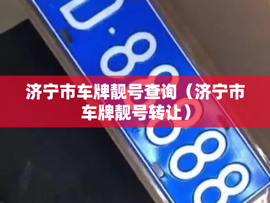 济宁市车牌靓号查询（济宁市车牌靓号转让）-第3张图片-七号汽车选号