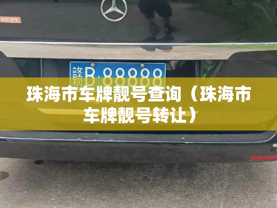 珠海市车牌靓号查询（珠海市车牌靓号转让）-第2张图片-七号汽车选号