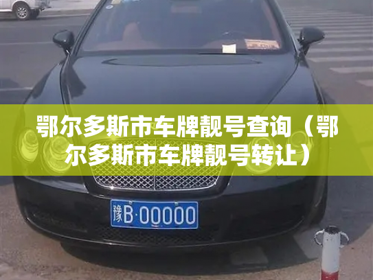 鄂尔多斯市车牌靓号查询（鄂尔多斯市车牌靓号转让）