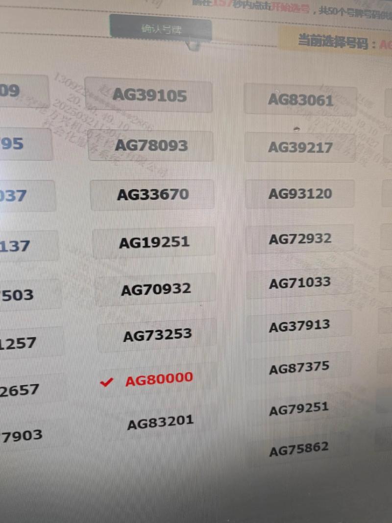 驻马店车牌靓号多少钱，驻马店车牌靓号价格-第1张图片-七号汽车选号